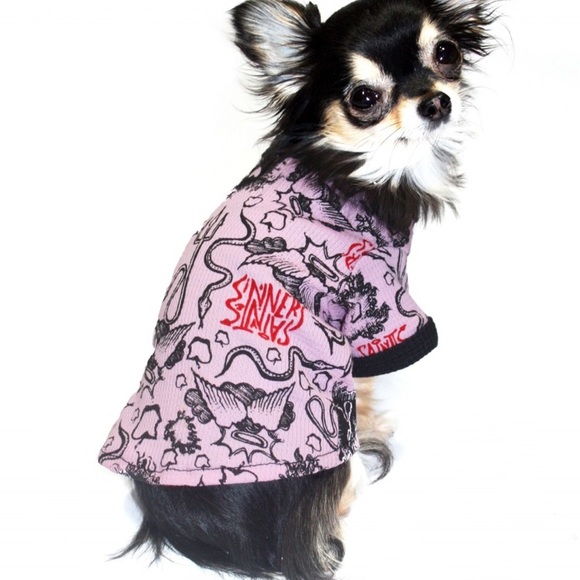 NEW Hip Doggie Saints and Sinners Pink Thermal - Picture 2 of 6